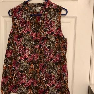 Christopher and Banks sleeveless top